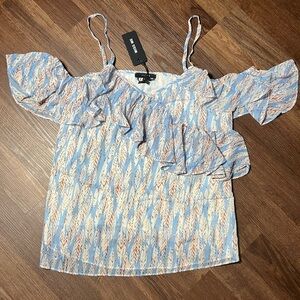 Miss Me Spaghetti Strap Cold Shoulder Top